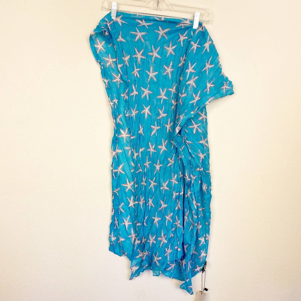 Look Blue Starfish Swim Wrap NWT